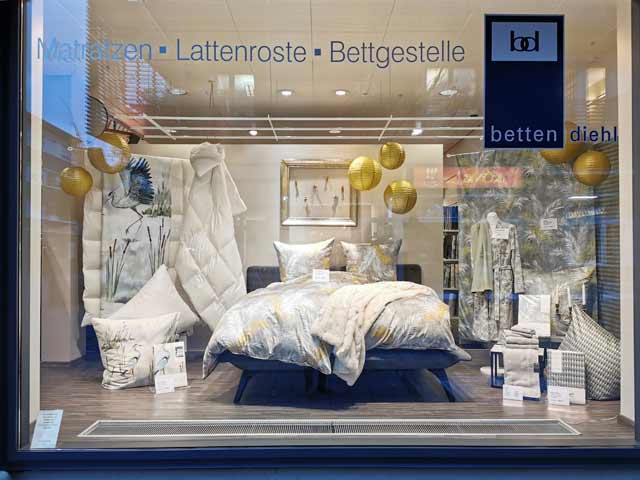 Schaufenster Gold
