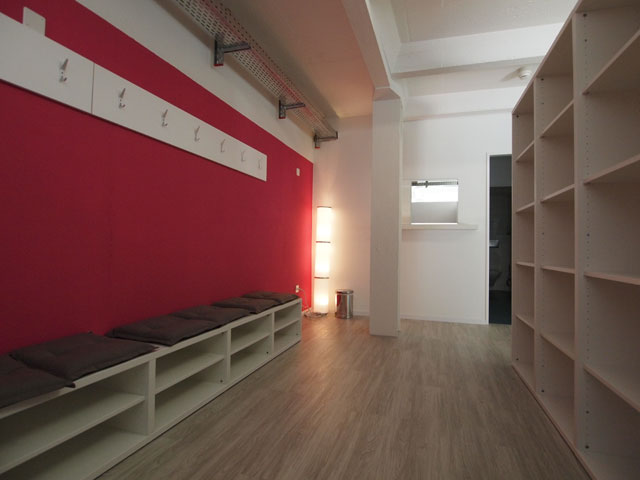 Tanzstudio - Gestaltung Umkleide